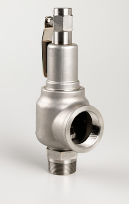 Series 743 stainless steel safety relief valve with packed lever