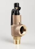 Series 88 brass safety valve with lift lever